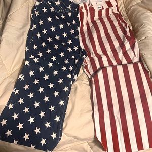 BNWT American flag Judy blue flair jeans